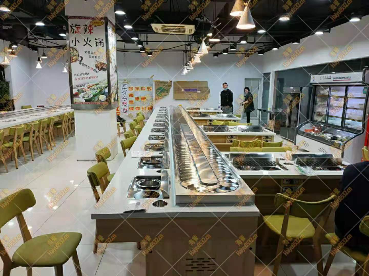 無煙涮烤旋轉小火鍋設備升級新業(yè)態(tài)