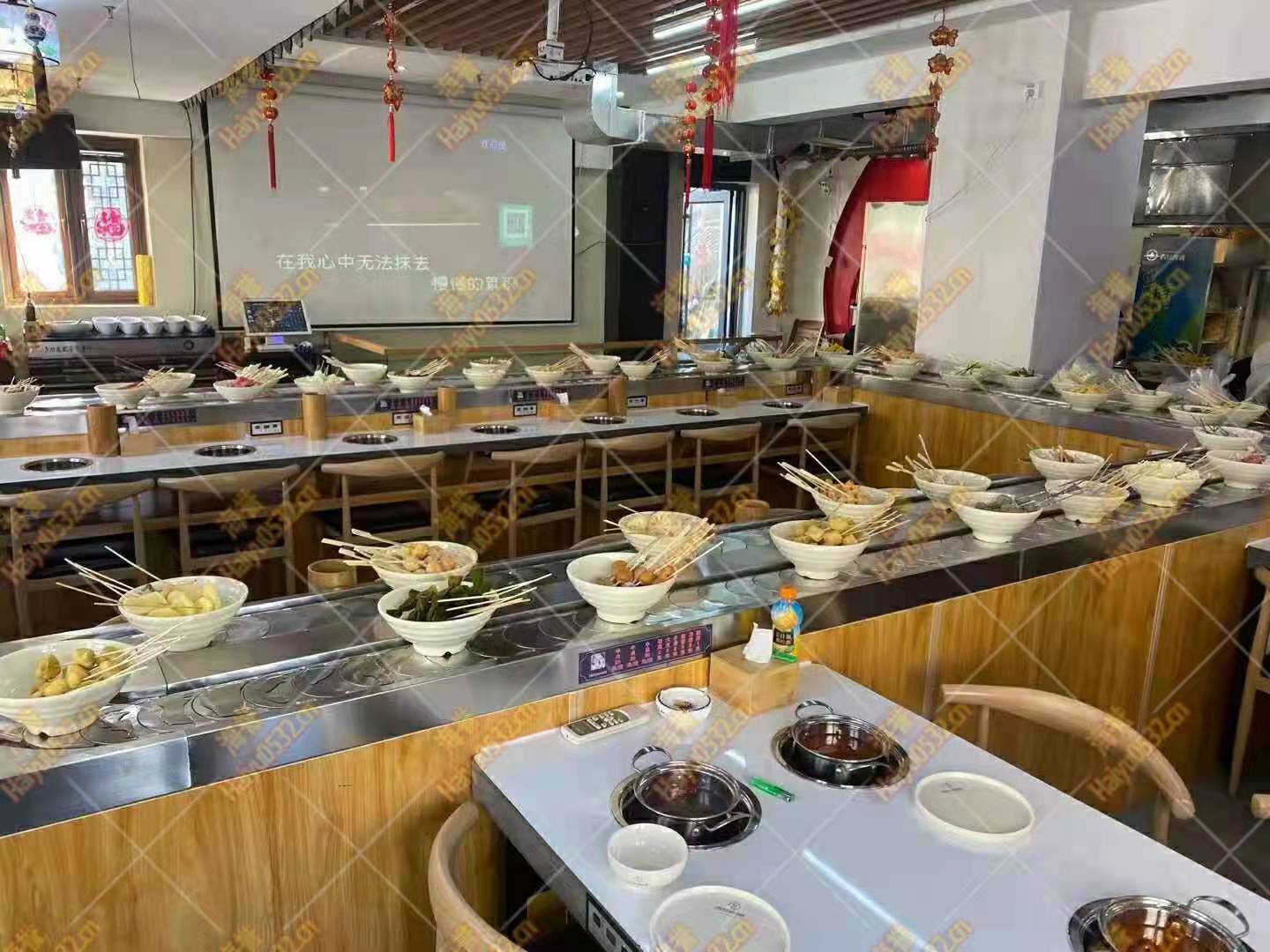 音樂旋轉(zhuǎn)小火鍋安裝完成