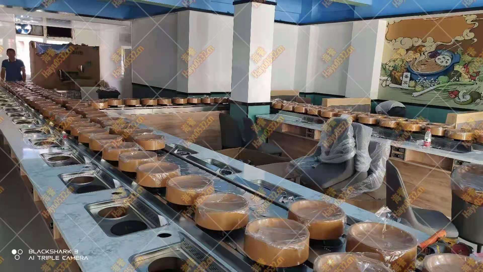 寧夏無煙涮烤設(shè)備安裝完工
