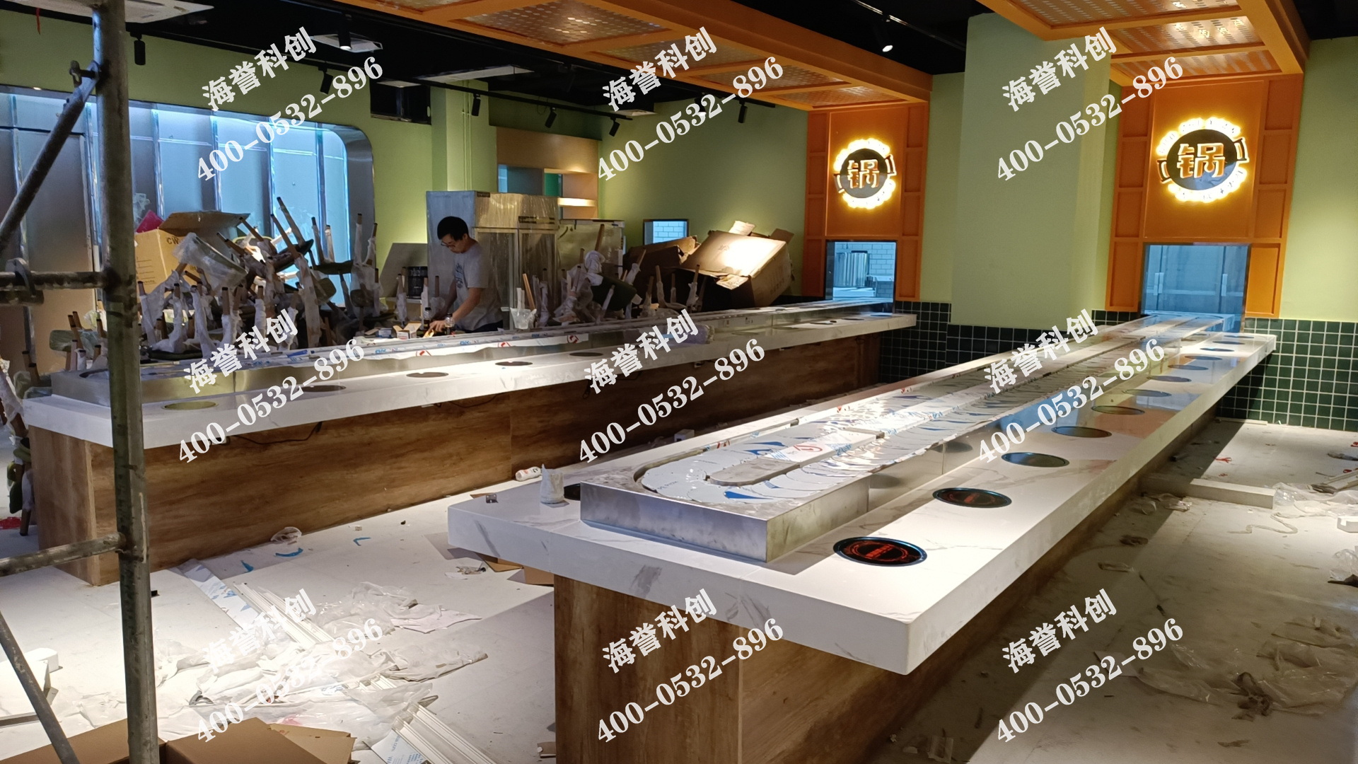 海譽(yù)科創(chuàng)上海單涮小火鍋設(shè)備安裝完成