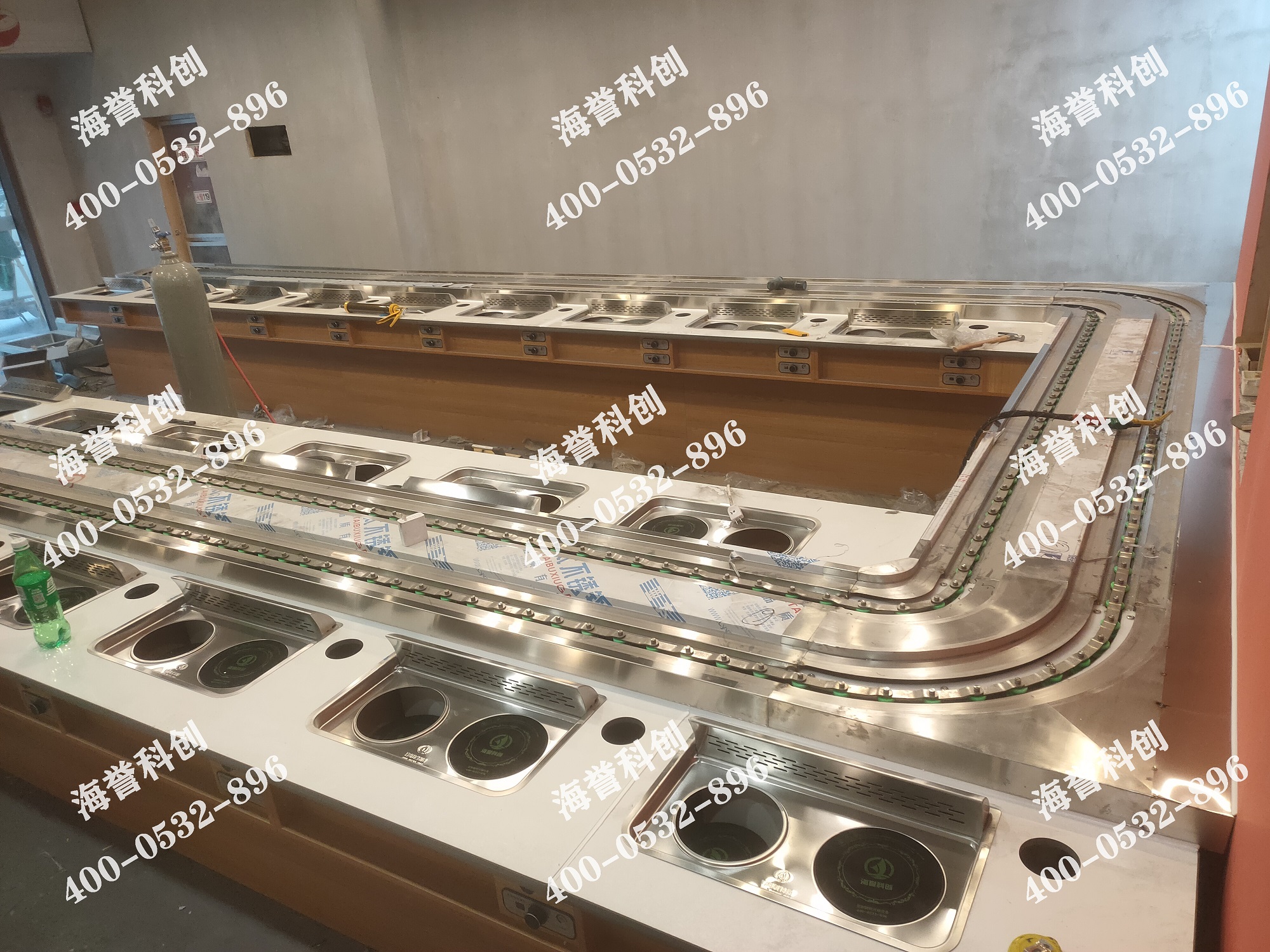 海譽科創(chuàng)安徽合肥涮烤一體小火鍋設(shè)備安裝完成