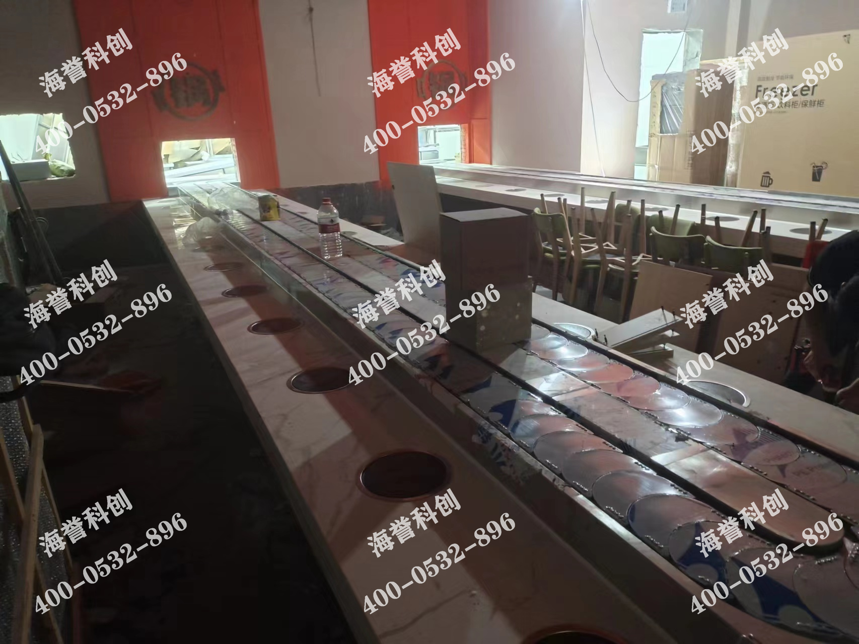 海譽科創(chuàng)河南商丘單涮小火鍋設(shè)備安裝完成