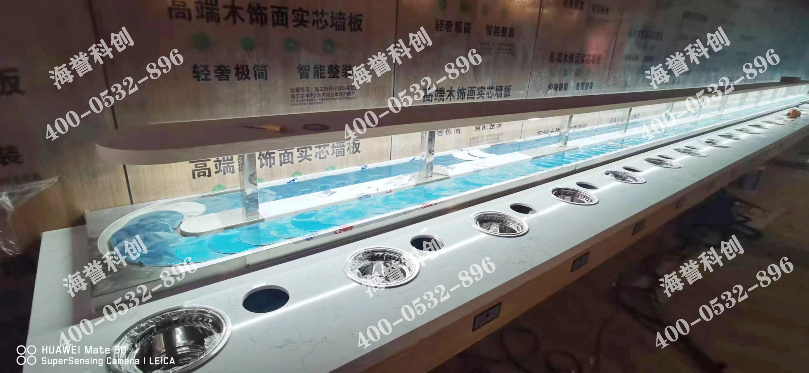 海譽科創(chuàng)內(nèi)蒙古包頭單涮無煙小火鍋設(shè)備安裝完成