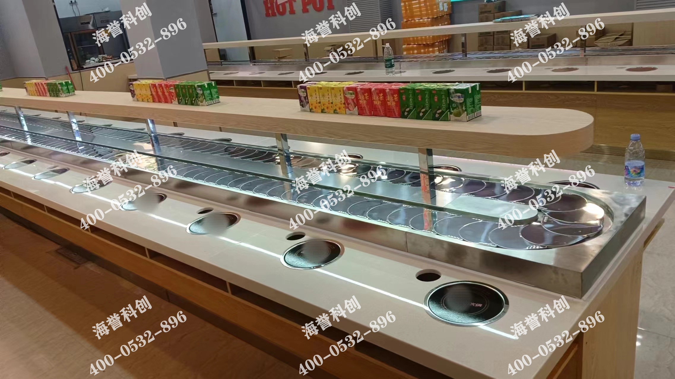 海譽科創(chuàng)廣東單涮小火鍋設備安裝完成