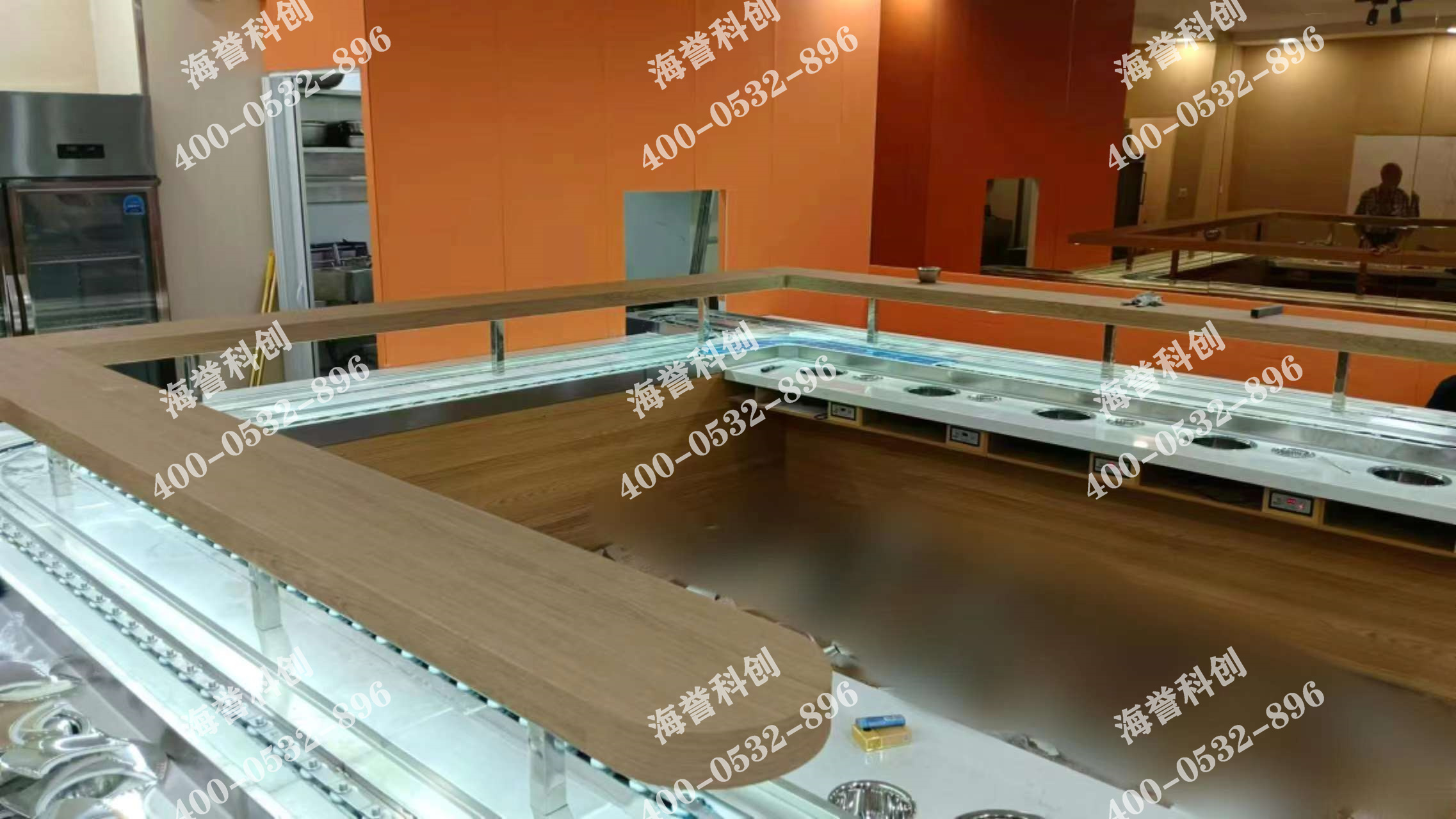 海譽科創(chuàng)江蘇單涮小火鍋設備安裝完成