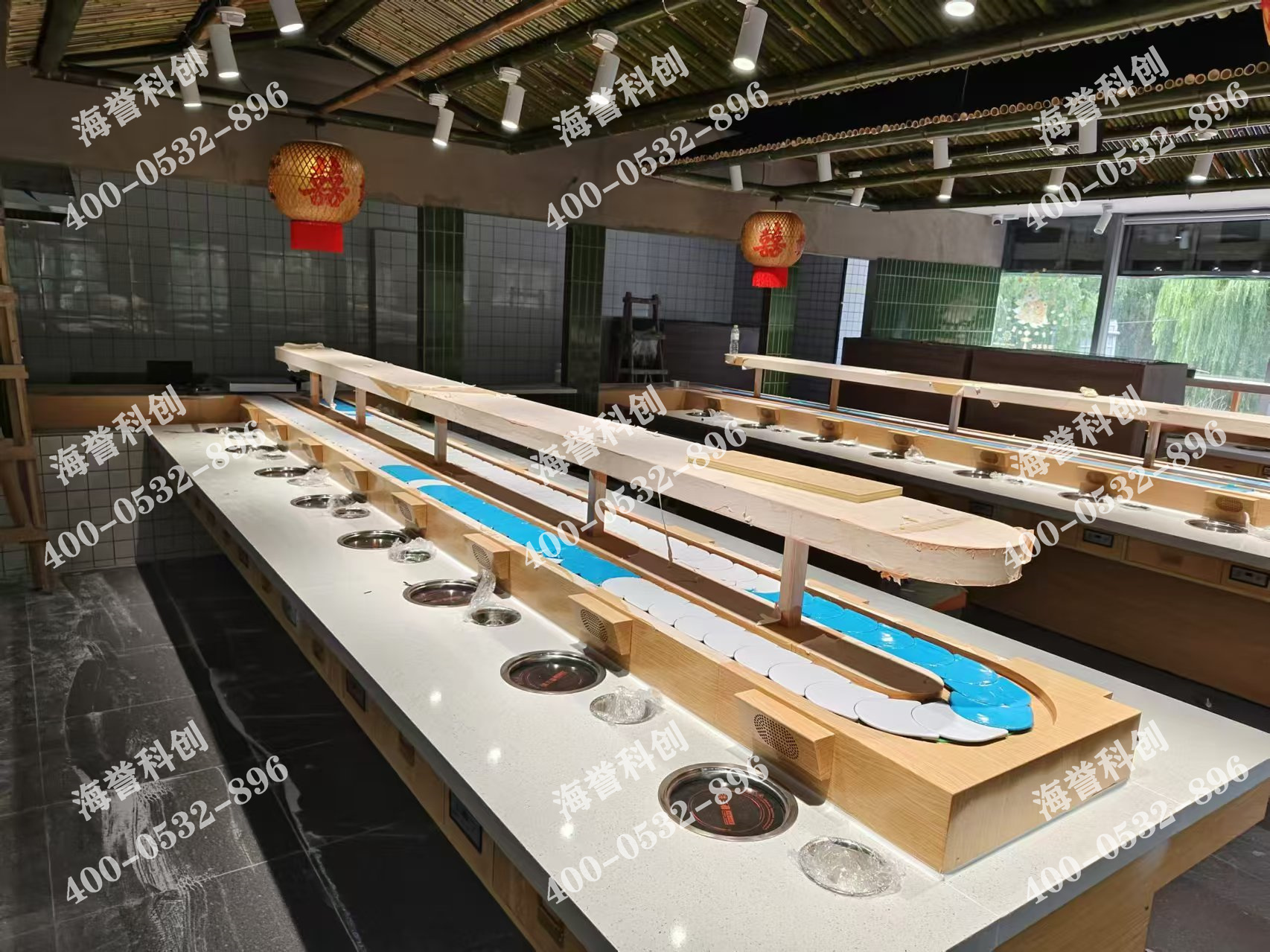 海譽(yù)科創(chuàng)山東單涮無煙小火鍋設(shè)備安裝完成