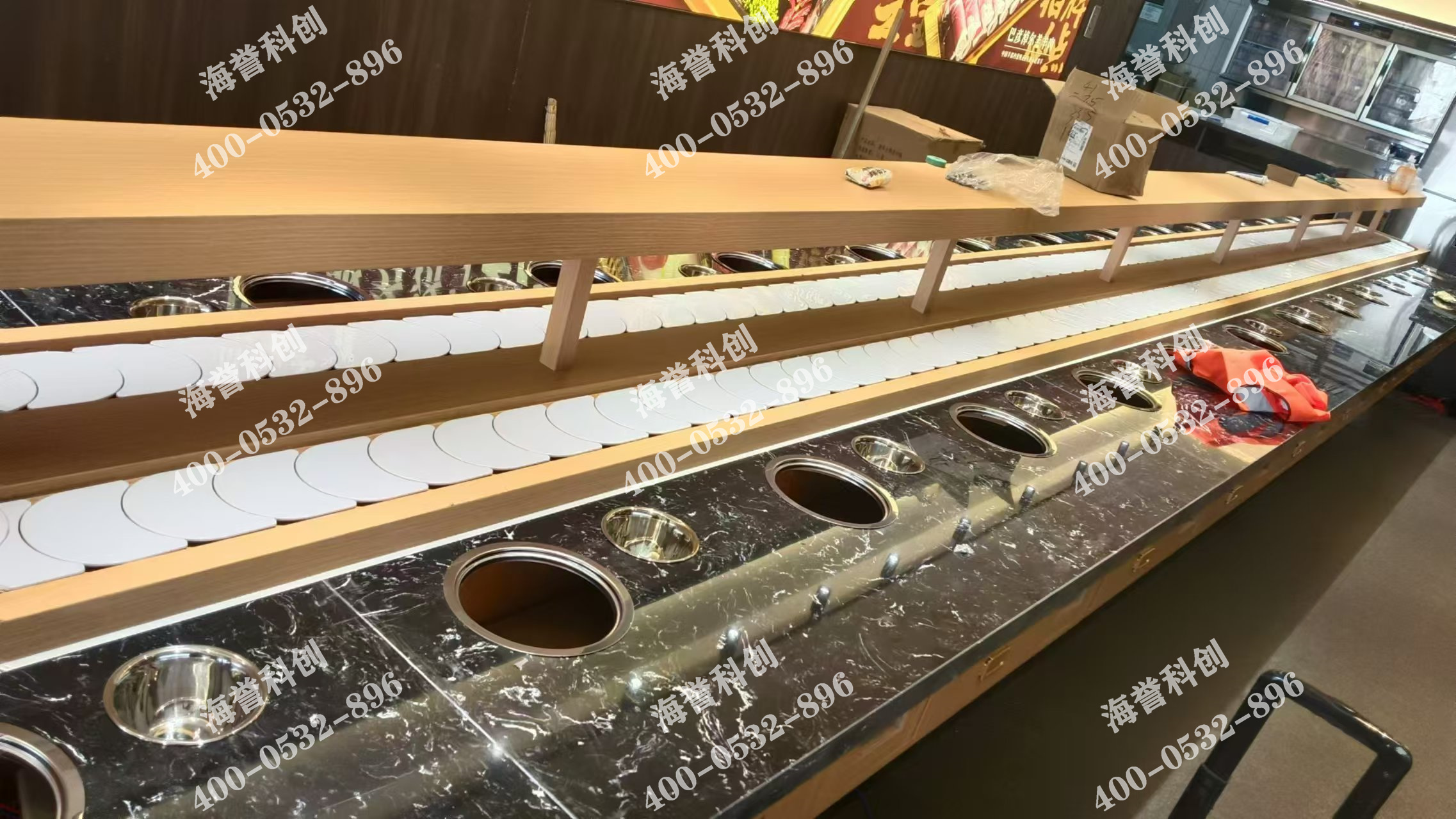 海譽科創(chuàng)山東單涮小火鍋設備安裝完成